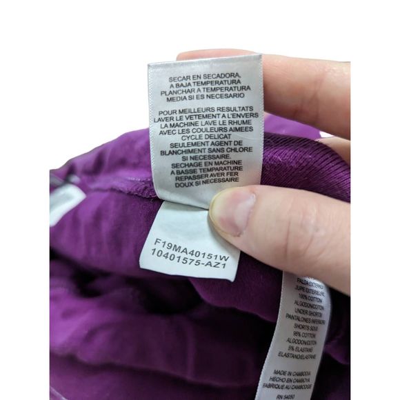 Anne Klein Sport Purple Skort - Picture 4 of 5